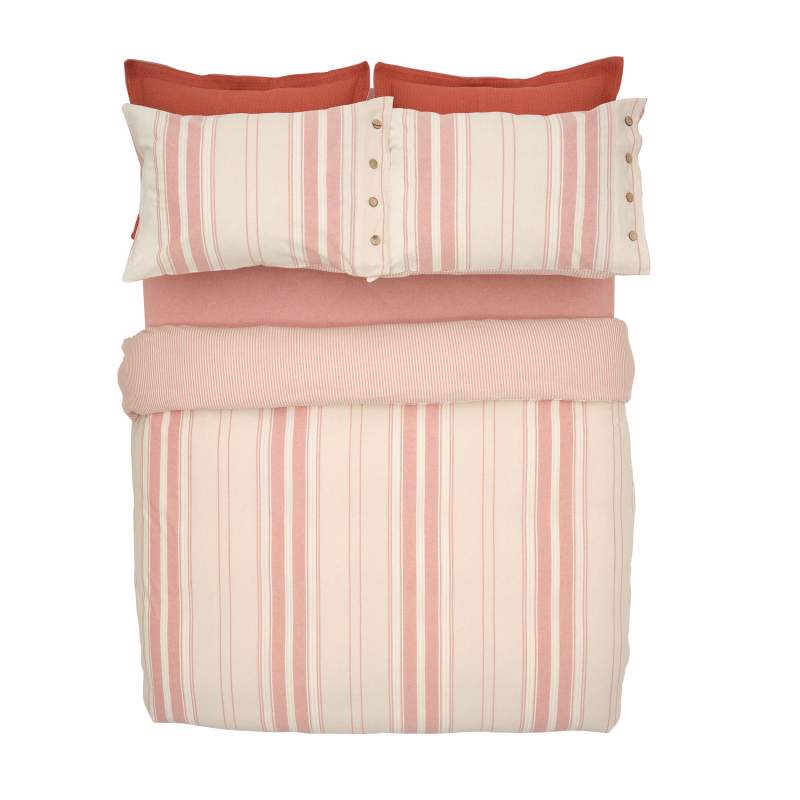 Karaca Home Palma Double Duvet Cover Set Terracotta Karaca Home Palma Double Duvet Cover Set Terracotta