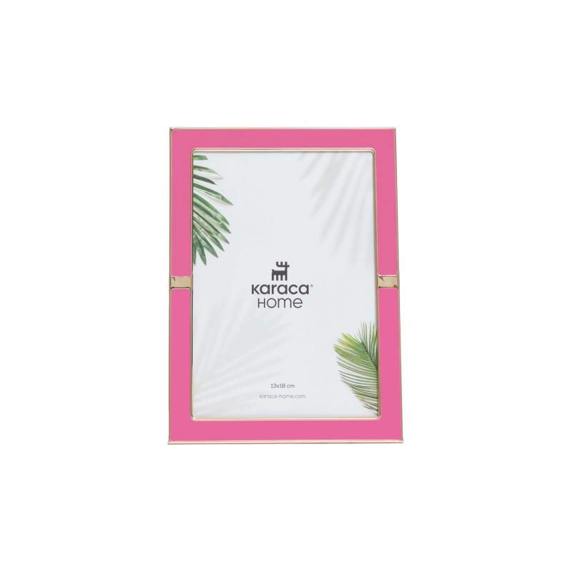 Karaca Home Jovana Photo Frame Pink/Gold 13x18 cm Karaca Home Jovana Photo Frame Pink/Gold 13x18 cm