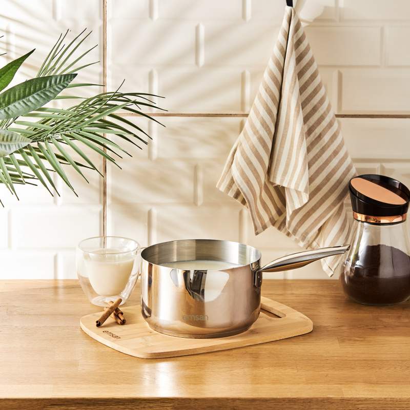 Emsan Master Steel Milk Bowl 18 cm