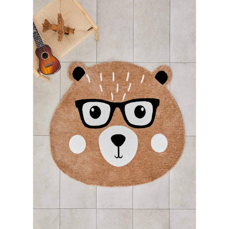 Cashmere Carpet Doğasever Recycled Cute Friends Bear 120x100 cm Cashmere Carpet Doğasever Recycled Cute Friends Bear 120x100 cm