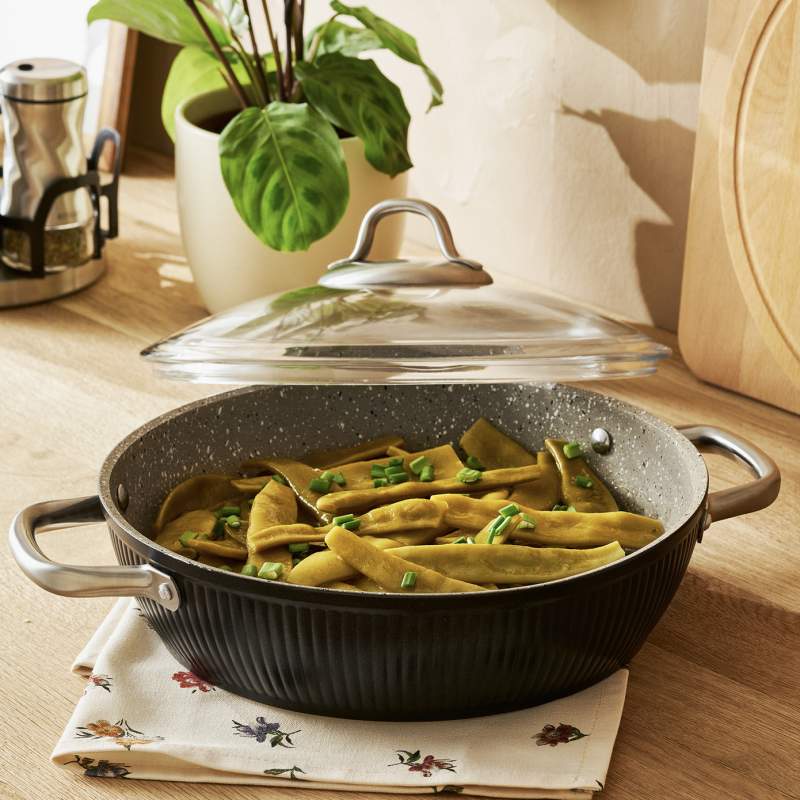 Emsan Sansa Granite Low Pot 26 cm