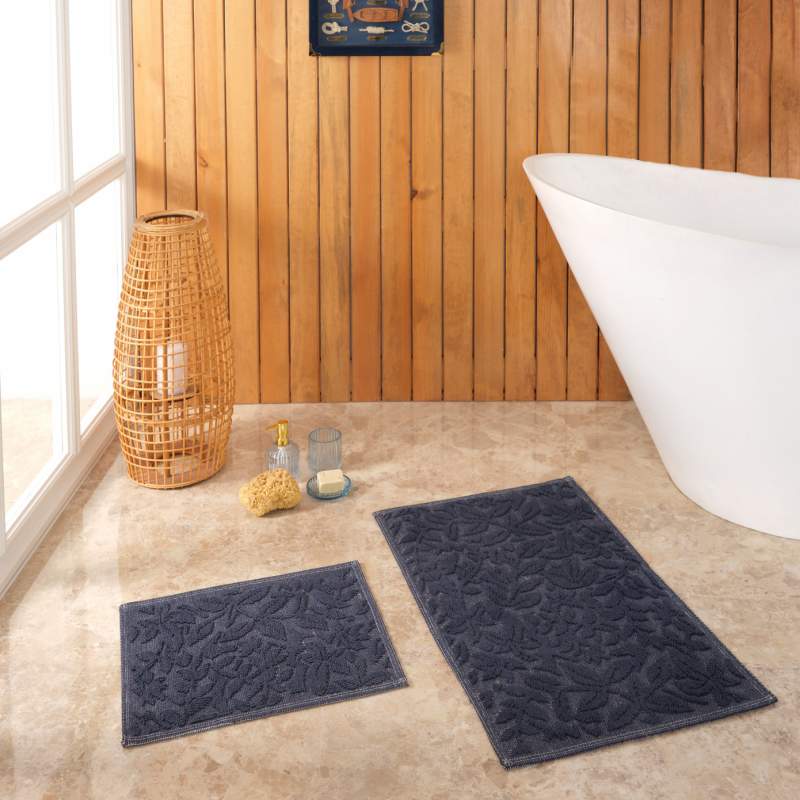 Karaca Home Kelly Flower Indigo Mop Set