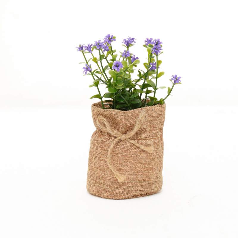 Karaca Home Romance Potted Artificial Flower Purple