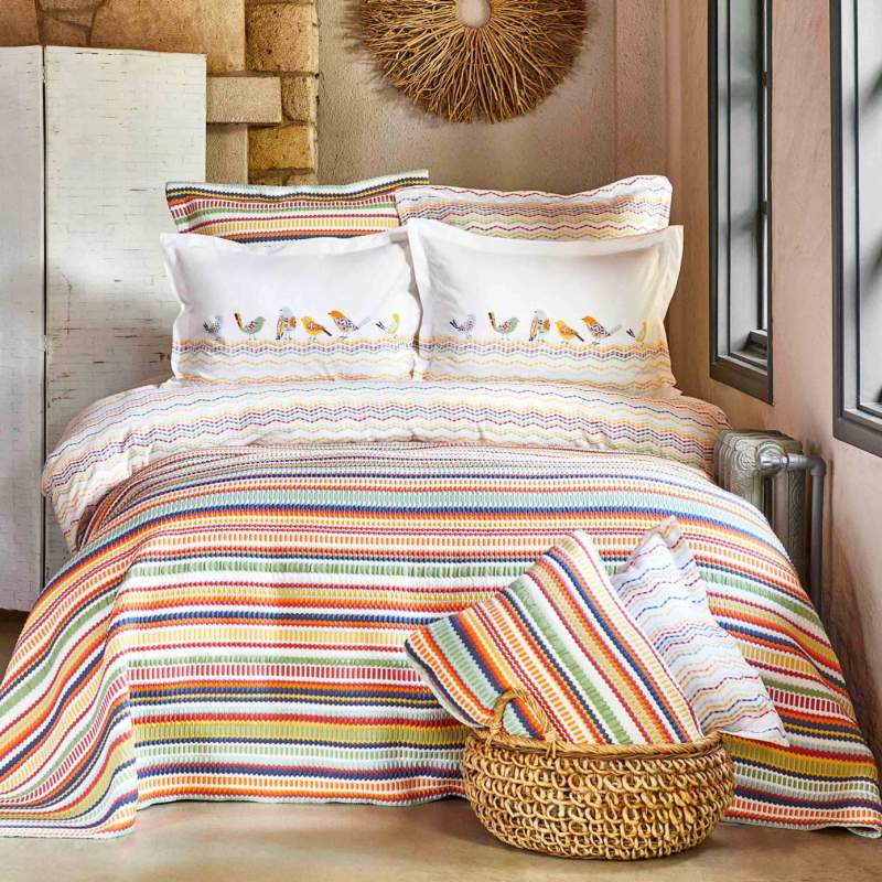 Karaca Home Alegra Mood Multi 100% Cotton Double Duvet Cover Set