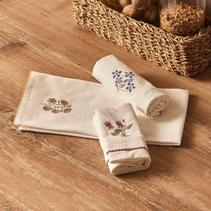 Emsan Gift 3 Piece Drying Towel Ecru