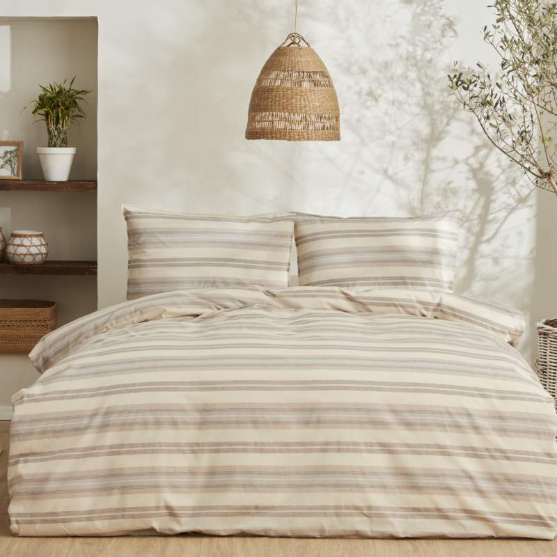 Karaca Home Tahara Double Duvet Cover Set Beige Karaca Home Tahara Double Duvet Cover Set Beige