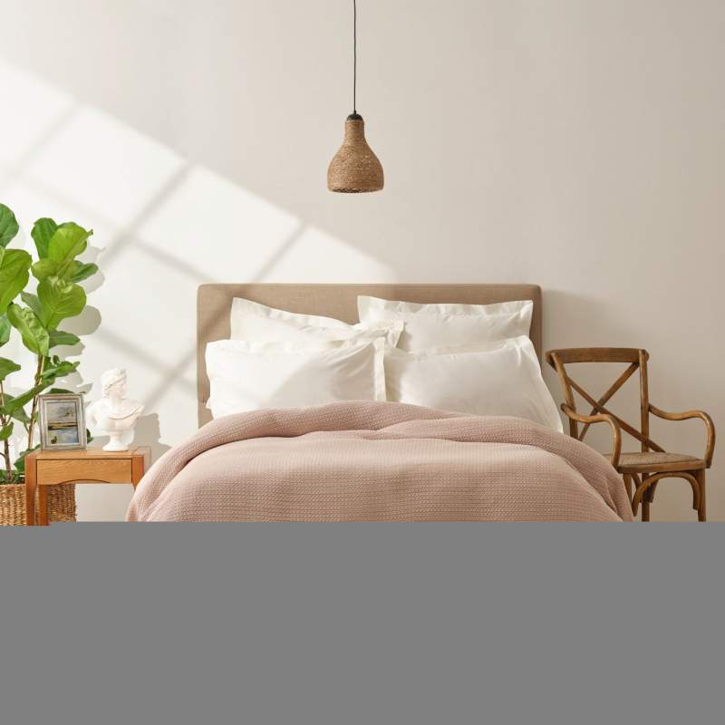 Karaca Home Back To Basic Single Knitted Blanket Dark Powder Karaca Home Back To Basic Single Knitted Blanket Dark Powder