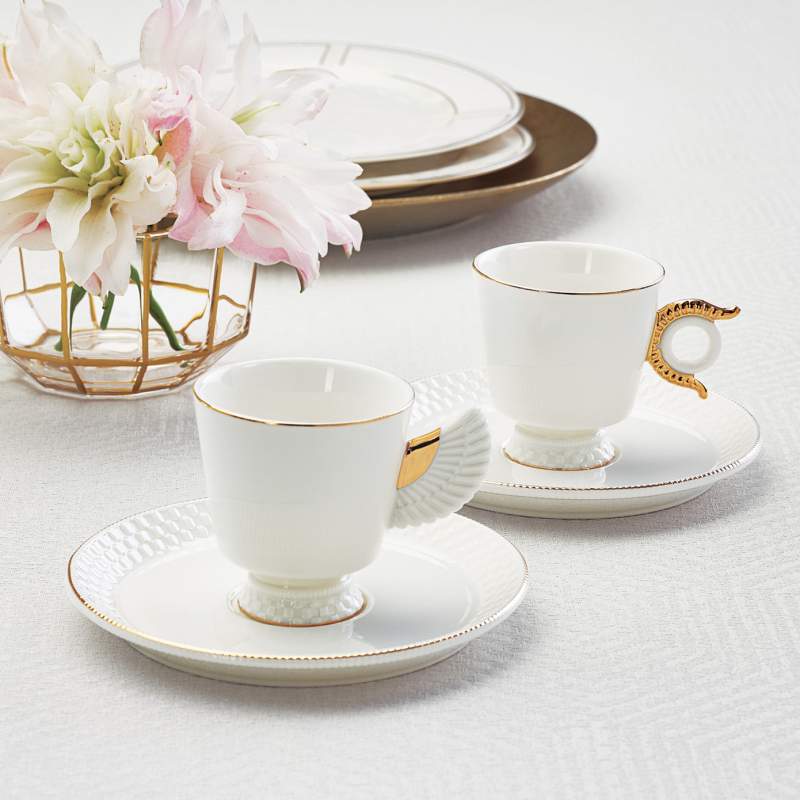 Karaca Egypt Set of 2 Coffee Cups 80 ml