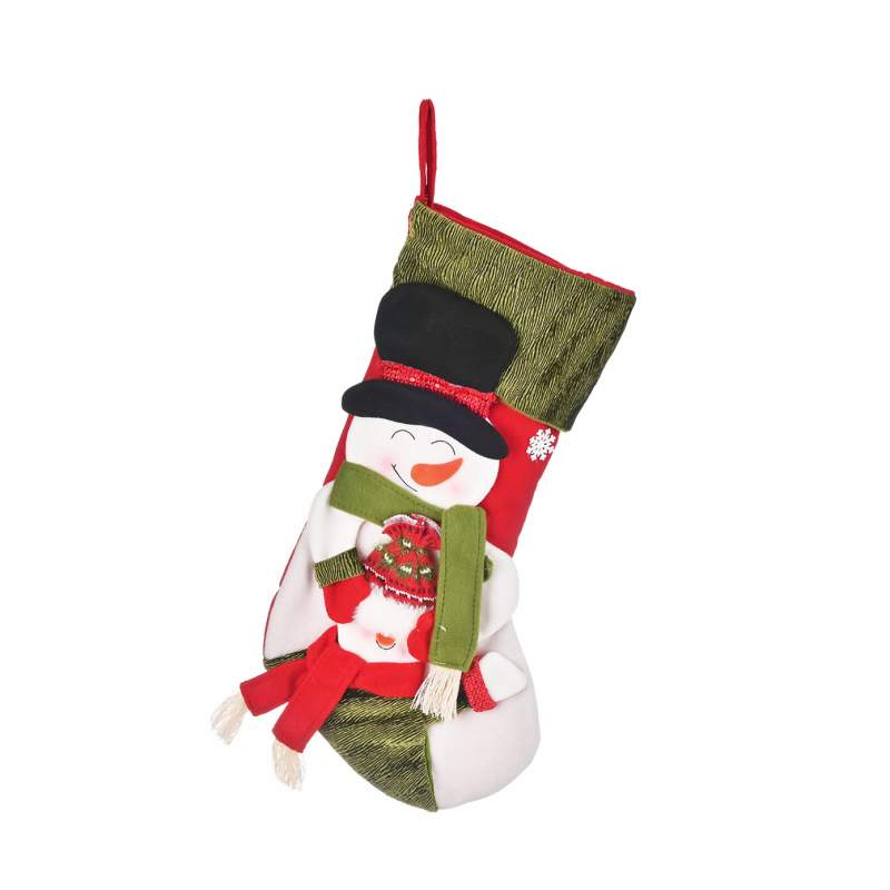 Karaca Home New Year Snowman Christmas Gift Socks 47 cm