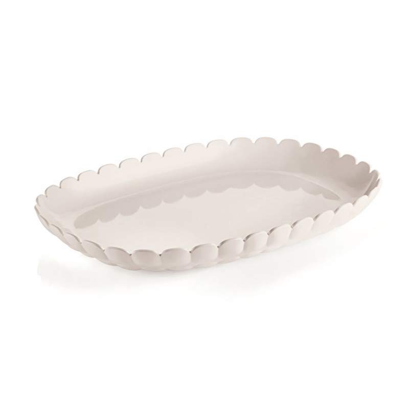 Guzzini Tiffany M Boat Plate Cream