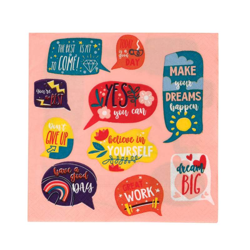 Karaca Home Motto Paper Napkin 20 pcs 33x33 cm