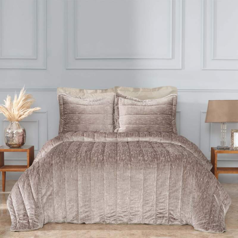 Karaca Home Alba Brown 6 Pcs Private Double Comfort Set Karaca Home Alba Brown 6 Pcs Private Double Comfort Set