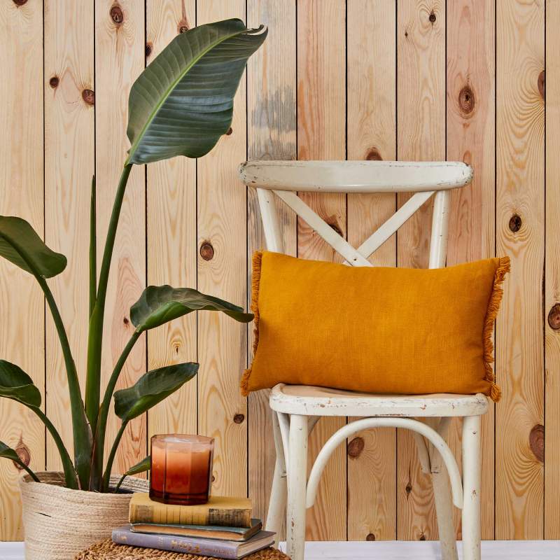 Karaca Home Tulio Patterned Cushion 30x50 cm Mustard