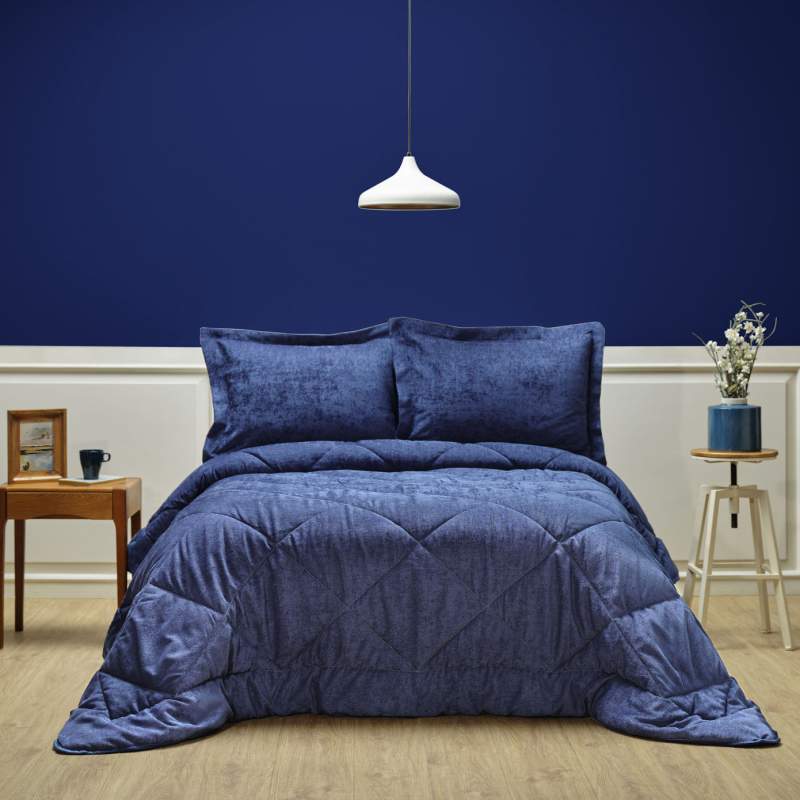 Karaca Home Sheen Blue Private Double Comfort Set