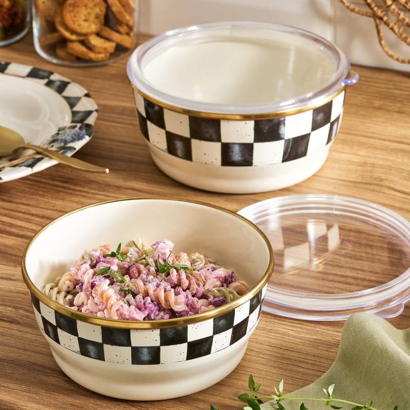 Emsan Victoria Enamel 2-Piece Storage Container