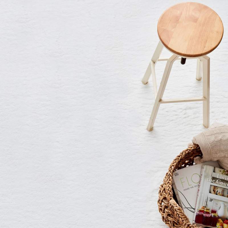 Cashmere Carpet 7/24 Cozy White 120x180 cm