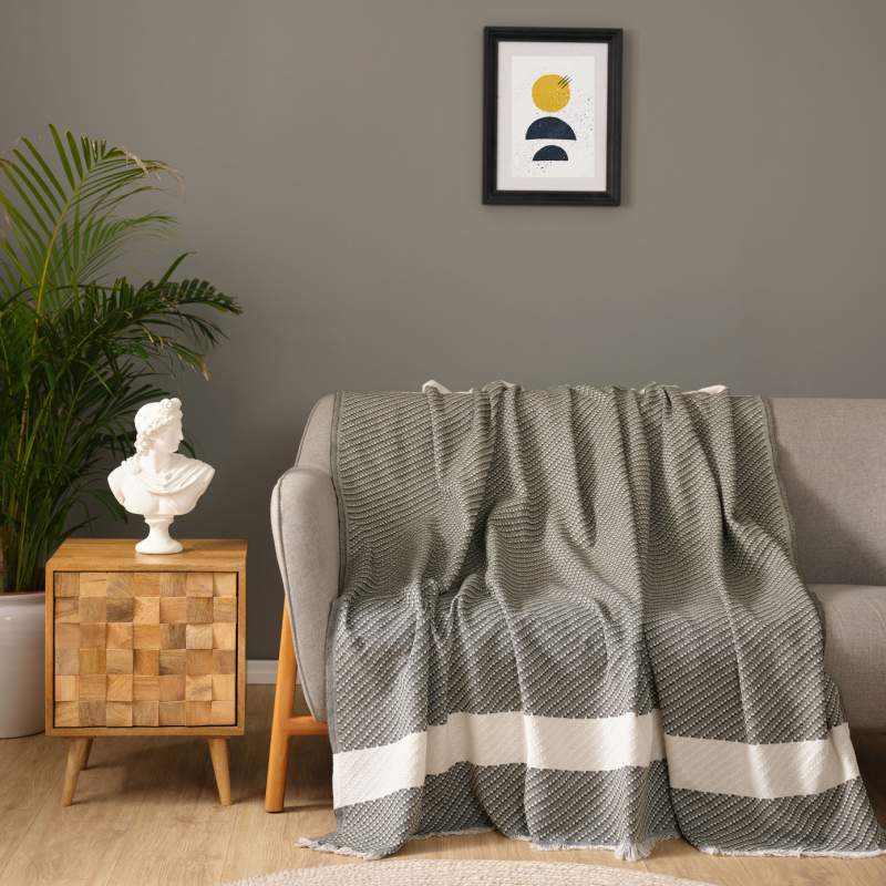 Karaca Home Wilma Khaki Sofa Cover 170x210 cm Karaca Home Wilma Khaki Sofa Cover 170x210 cm