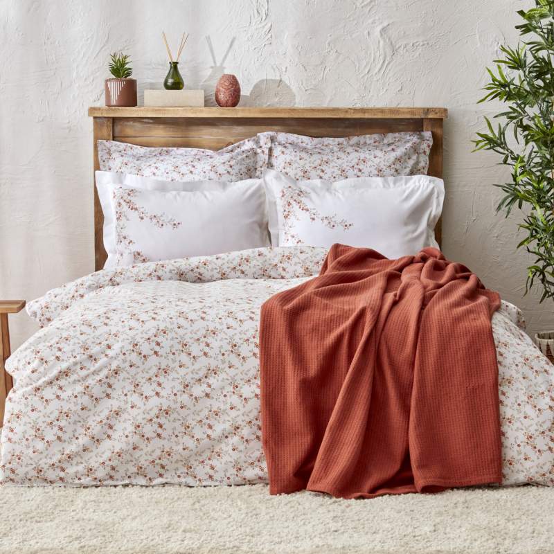 Karaca Home Mizu 100% Cotton Double Pique Duvet Cover Set PP Karaca Home Mizu 100% Cotton Double Pique Duvet Cover Set PP