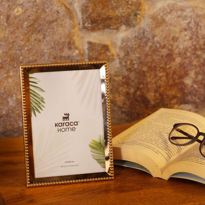 Karaca Home Oliver Photo Frame Gold 13x18 cm