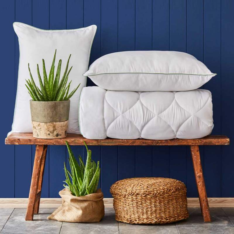 Karaca Home Aleovera Single Duvet Aleovera Pillow With Gift Karaca Home Aleovera Single Duvet Aleovera Pillow With Gift