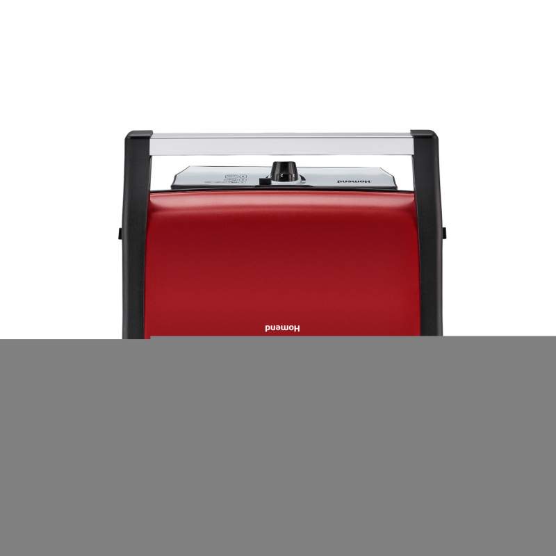 Homend ToastBuster 1382H Red Silver Toaster Homend ToastBuster 1382H Red Silver Toaster