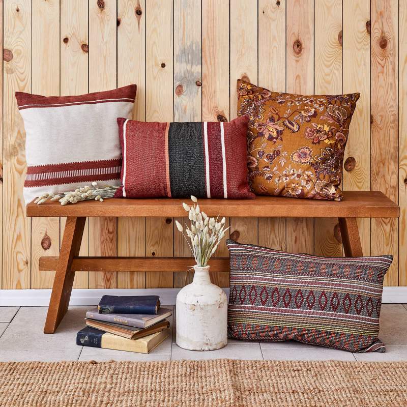 Karaca Home Charis Patterned Pillow 30x50 cm Tile Karaca Home Charis Patterned Pillow 30x50 cm Tile
