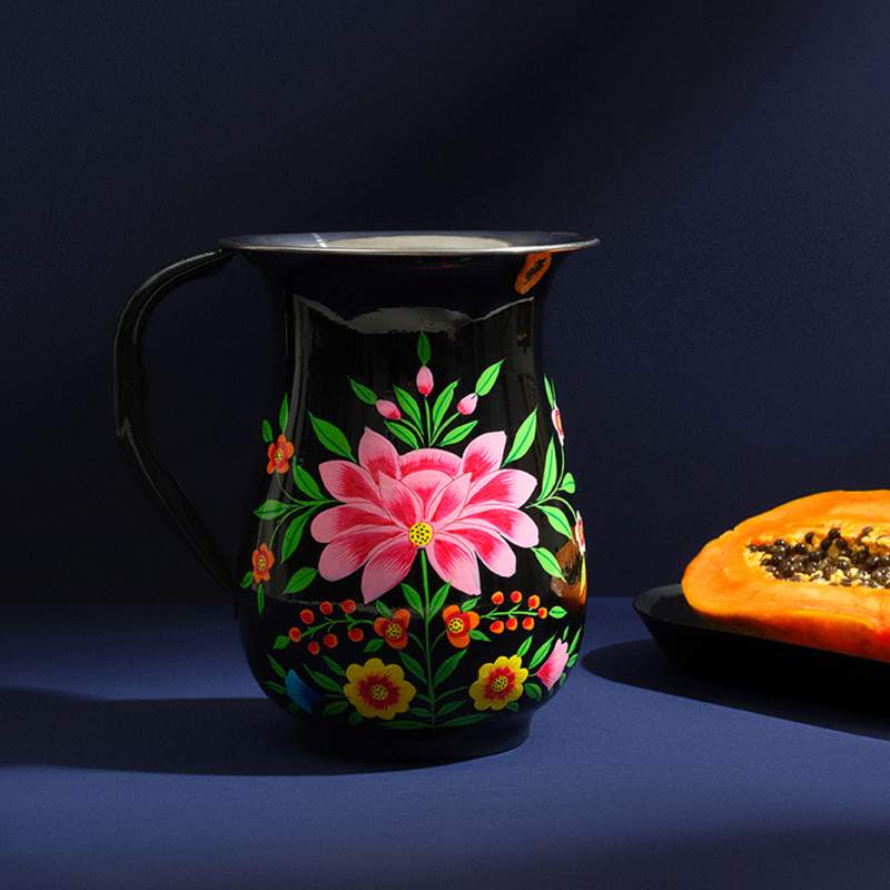 3rd Culture Black Lotus Jug