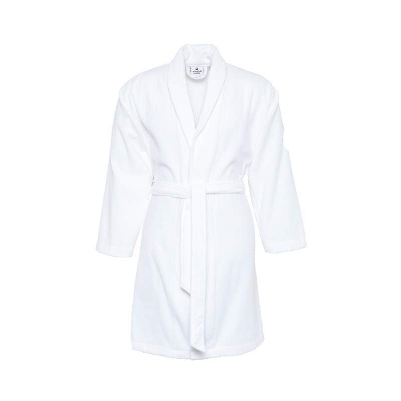 Karaca Home Barcelona Off White Slim 100% Cotton Bathrobe S/M Karaca Home Barcelona Off White Slim 100% Cotton Bathrobe S/M
