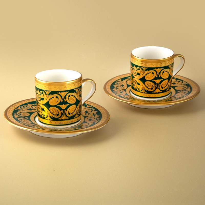 Jumbo Palast Green Set of 2 Coffee Cups