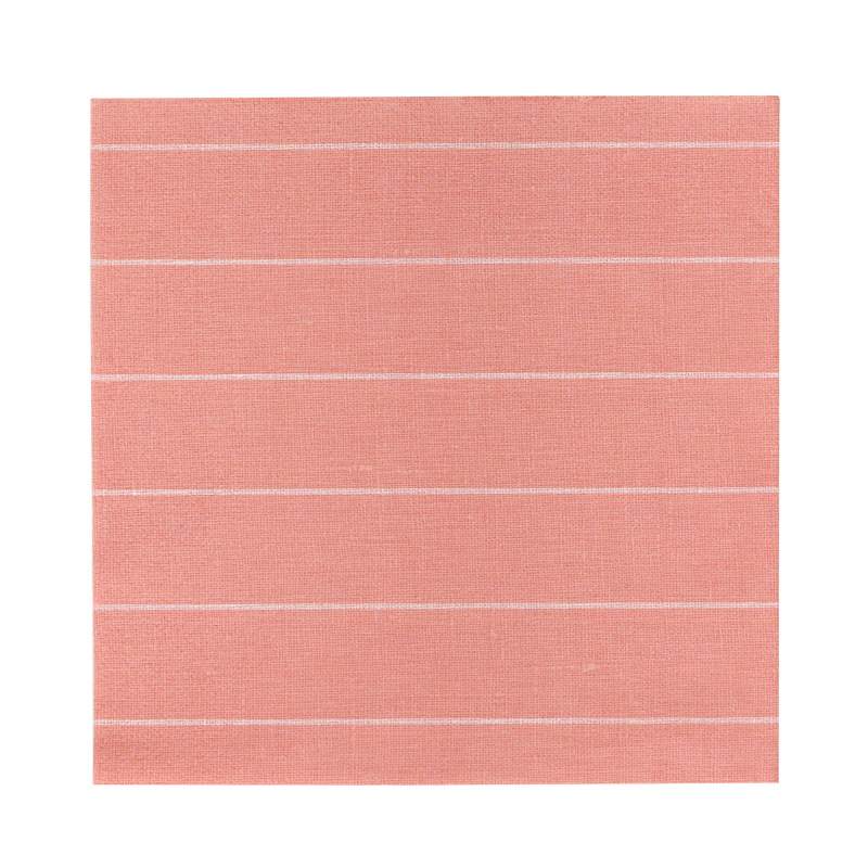 Karaca Home Pink Striped Paper Napkin 20 pcs 33x33 cm