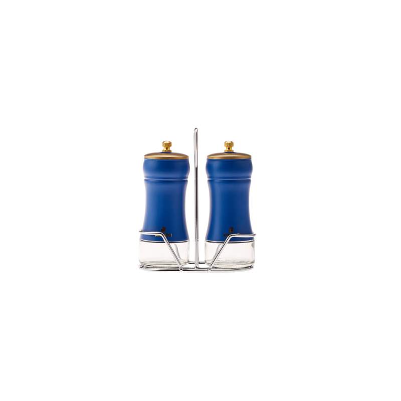 Karaca Blue Berry Glass Salt and Pepper Shaker