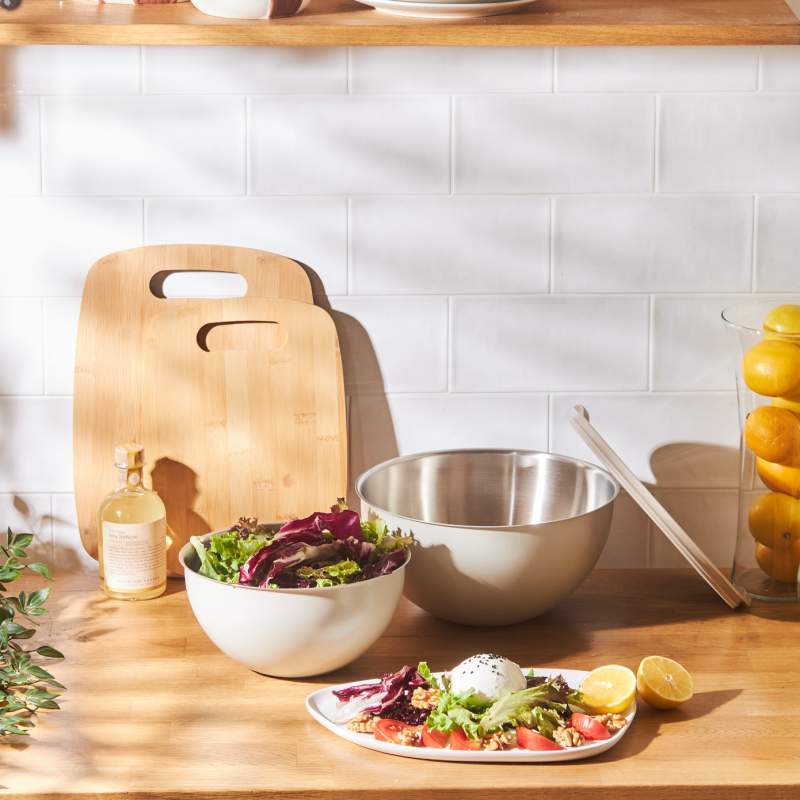 Emsan Flow Cup 2 Mixing Bowl Beige 20-24 cm