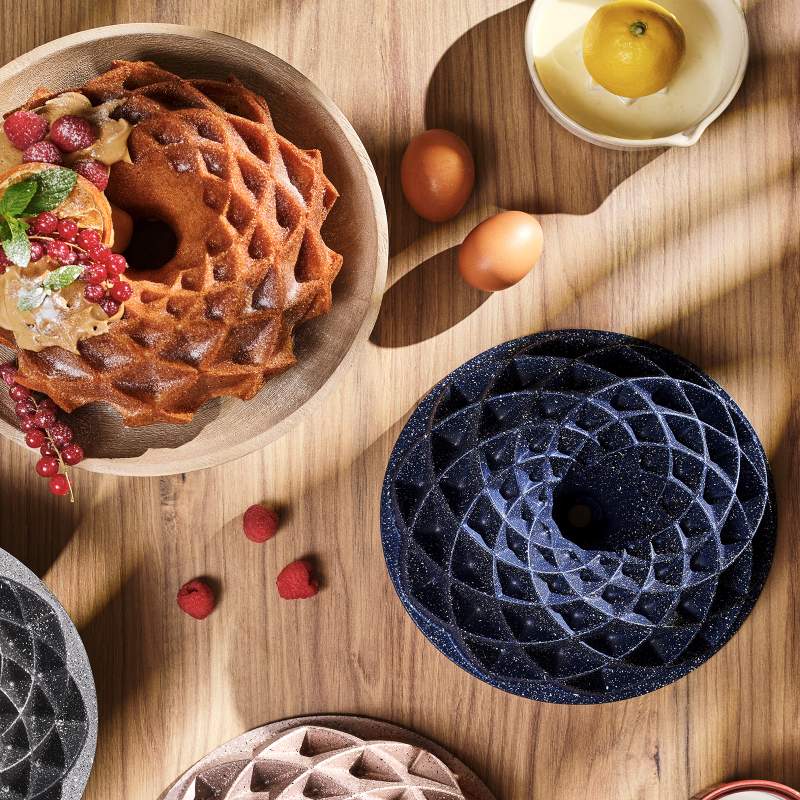 Emsan Malaga Cake Mold Navy Blue