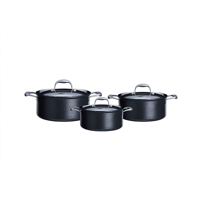 Karaca BioDiamond Pro 6 Piece Cookware Set with Induction Base