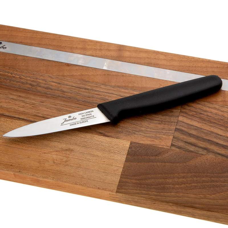 Jumbo Practico Black Paring Knife 9 cm
