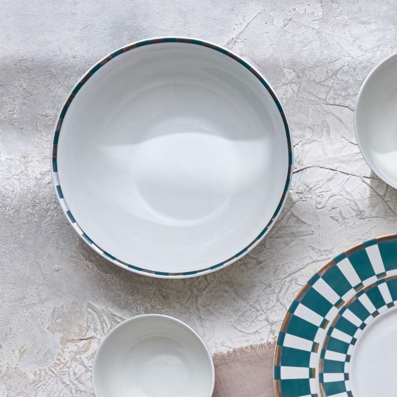 Karaca Aries Green Large Bowl 23 cm