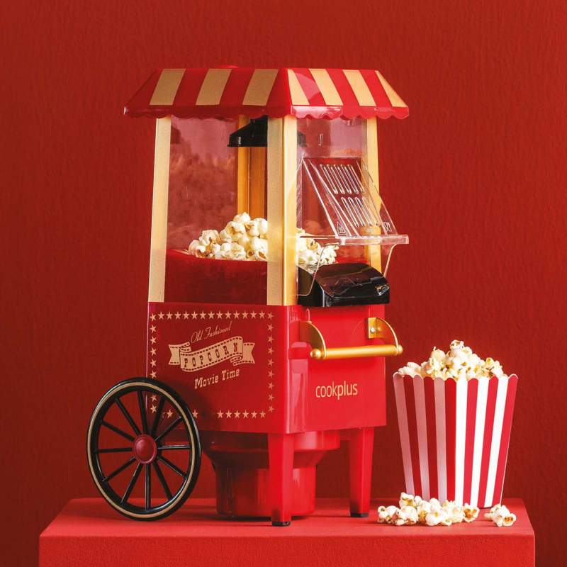 Cookplus Kitchensever Red Popcorn Popcorn Machine