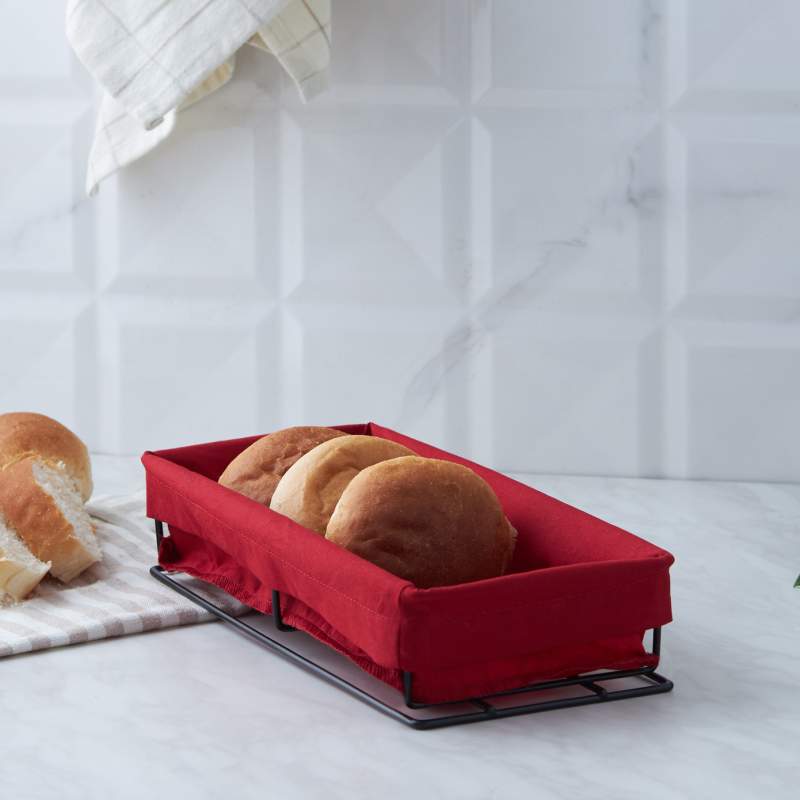 Karaca Fable Red Bread Basket Small