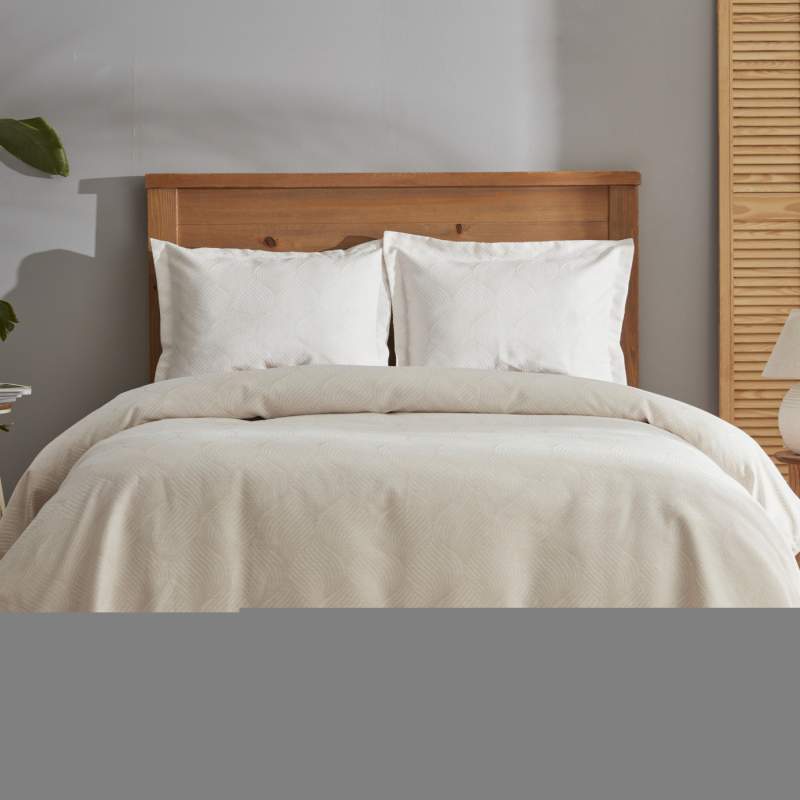 Karaca Home Oyster Double Bedspread Gold Karaca Home Oyster Double Bedspread Gold
