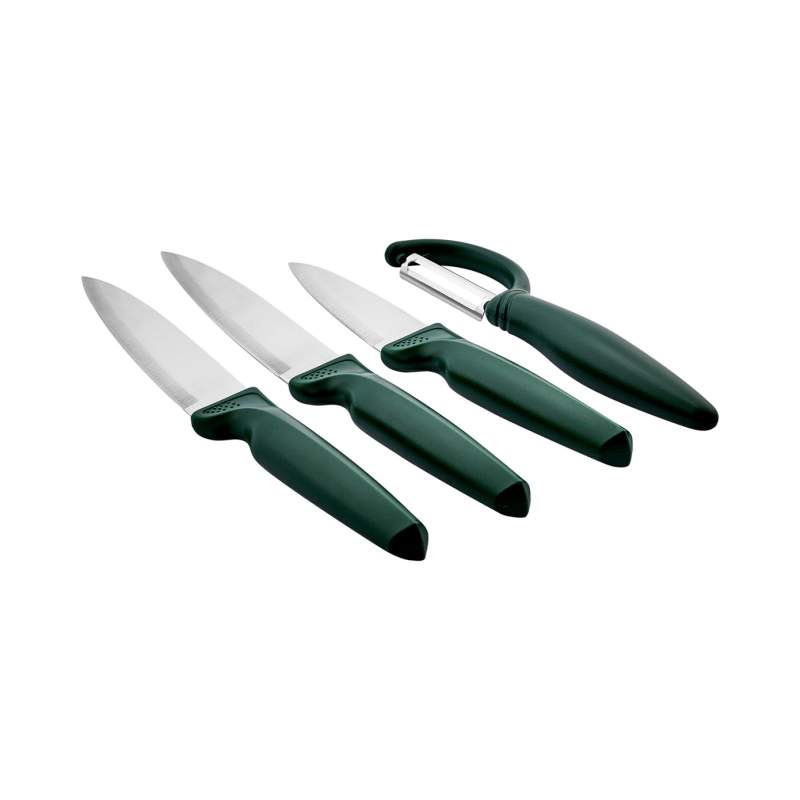 Dr. Inox 4-Piece Knife Set Green