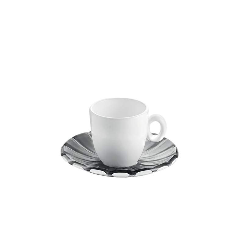 Guzzini Grace 2-Piece Espresso Cup - Gray