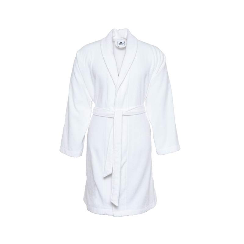 Karaca Home Barcelona Off White Slim 100% Cotton Bathrobe L/XL Karaca Home Barcelona Off White Slim 100% Cotton Bathrobe L/XL