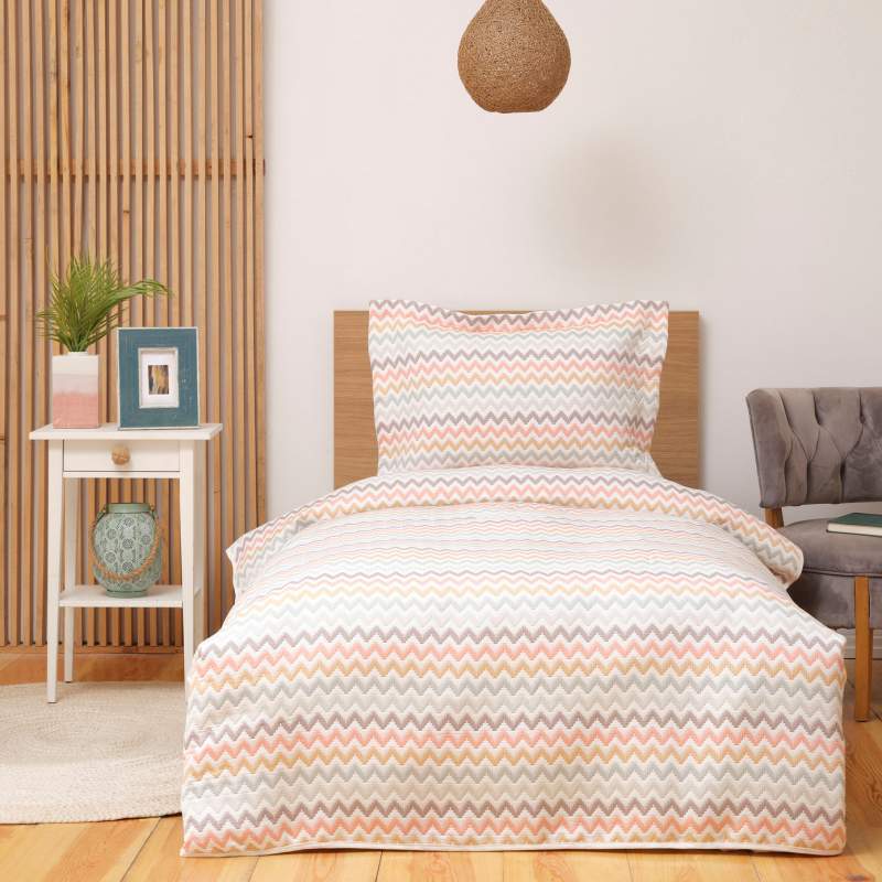 Karaca Home Moddy Terracota Double Bedspread Set Karaca Home Moddy Terracota Double Bedspread Set