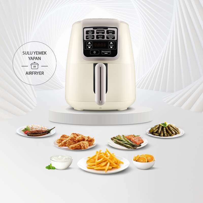 Karaca Air Pro Cook XL 2 in 1 Talking Airfryer Iconic Beige Karaca Air Pro Cook XL 2 in 1 Talking Airfryer Iconic Beige
