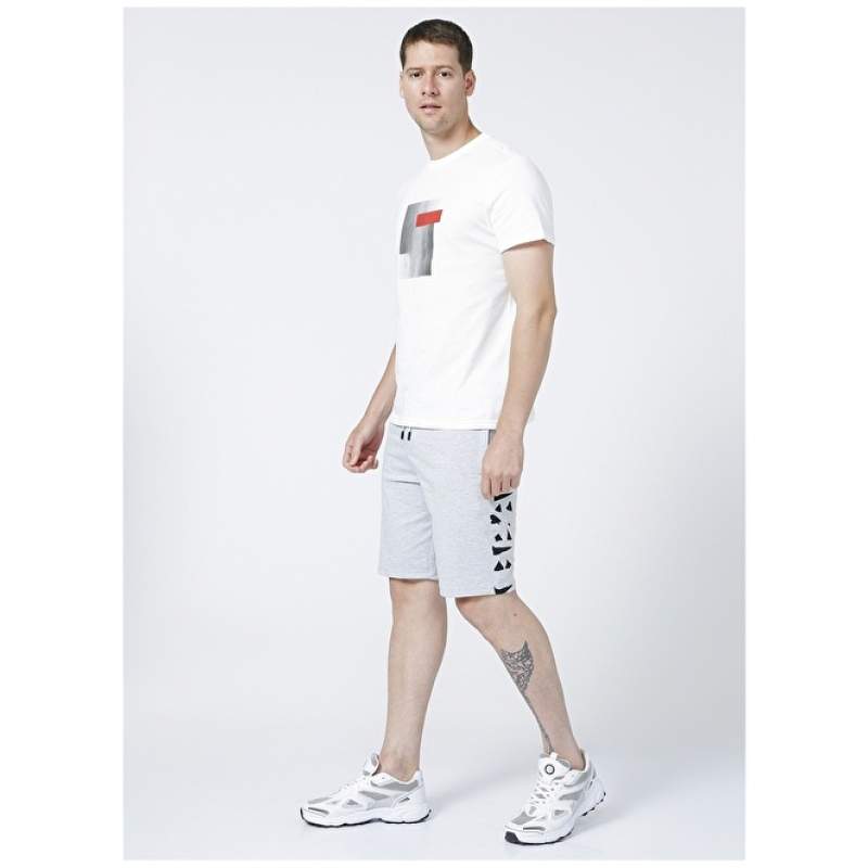 Factory Gray Melange Men's Sweat Shorts HINES