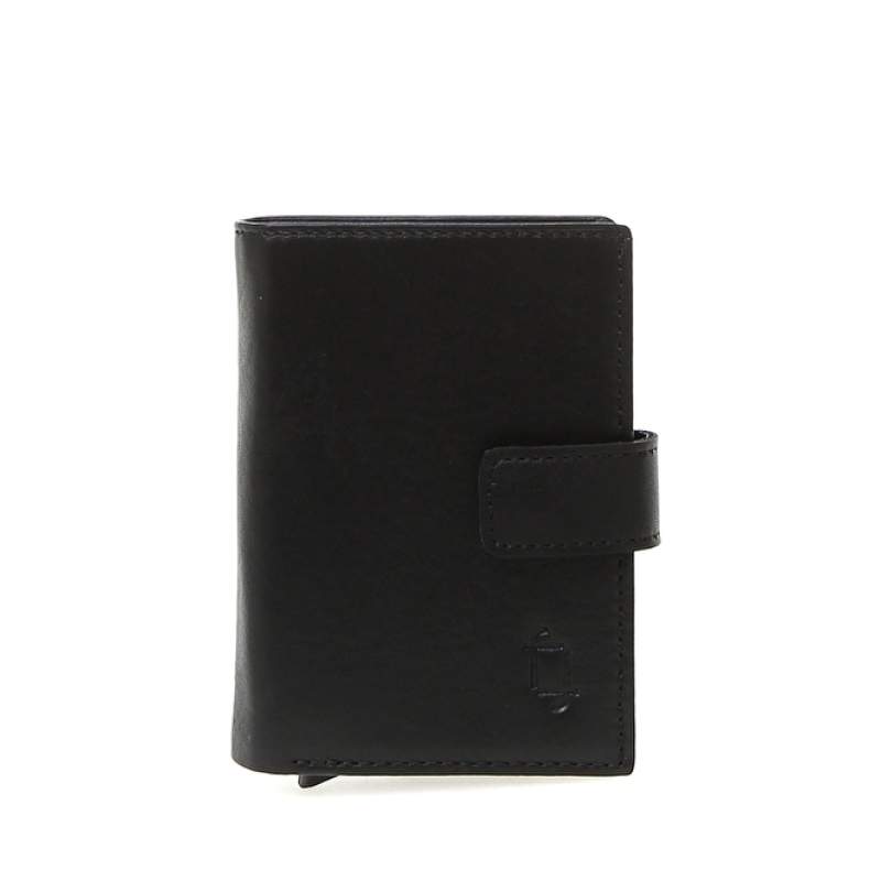 Factory Black Men's Leather Wallet F41
