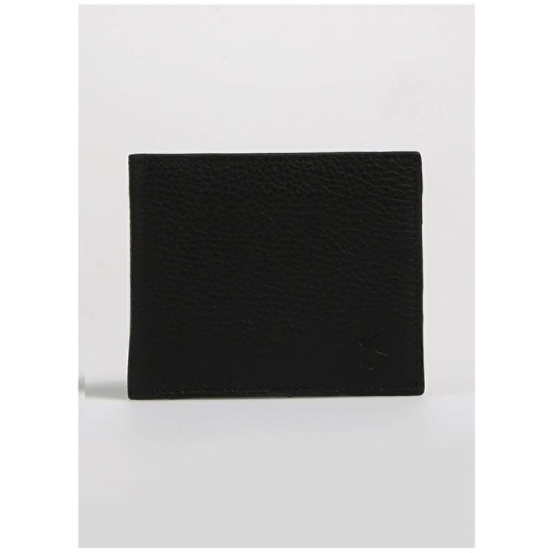 Factory Black Men's Wallet Frk302 QUAD LINEN FLT WALLET Factory Black Men's Wallet Frk302 QUAD LINEN FLT WALLET