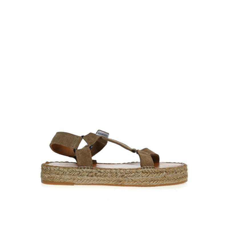 Factory Mink Women's Leather Sandals - HEMANT