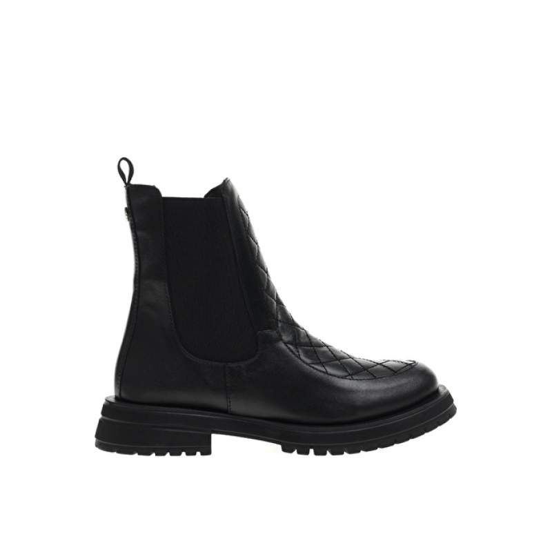 Factory Leather Black Women's Boots PETRO Factory Leather Black Women's Boots PETRO