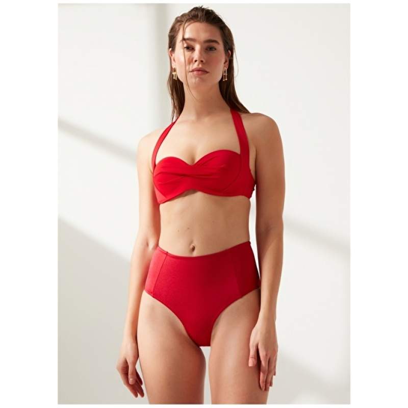 Factory Red Women's Bikini Top 23-SARANDİ